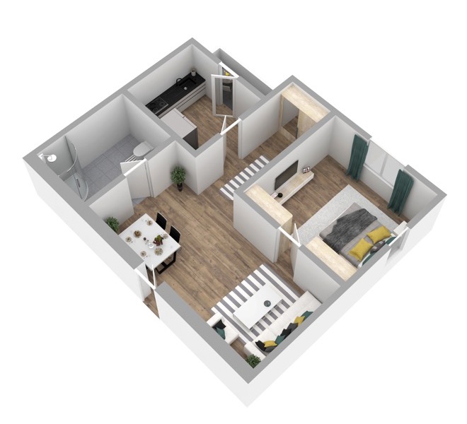 3D Grundriss 3D Kompakt Style 2 Ansicht 8