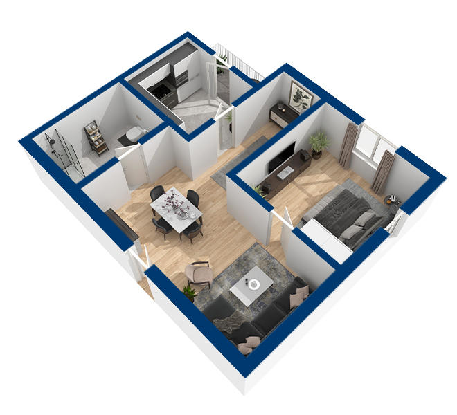3D Grundriss 3D Premium Style 1 Marine Ansicht 8