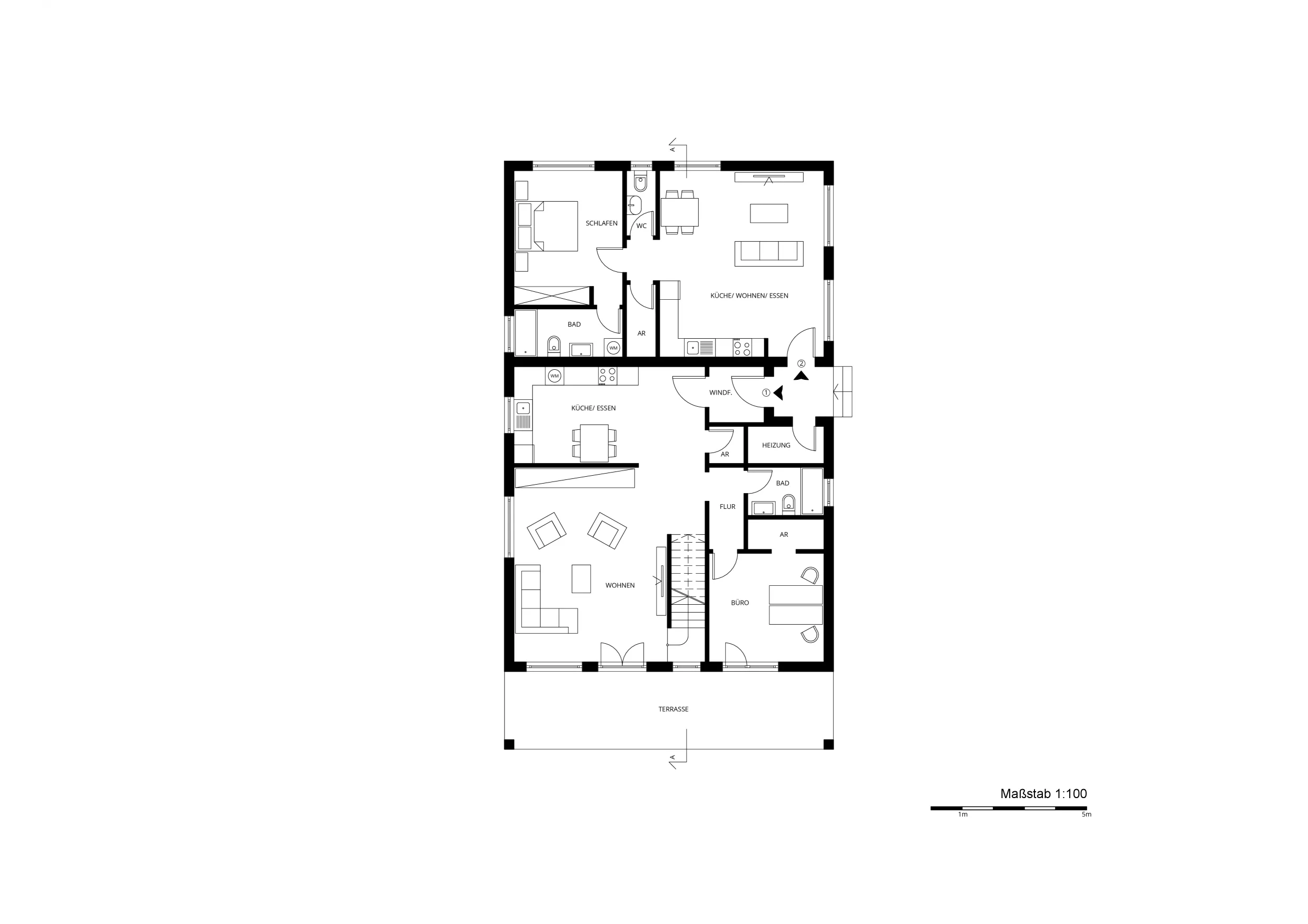 Haus mit Einliegerwohnung GB03, Erdgeschoss