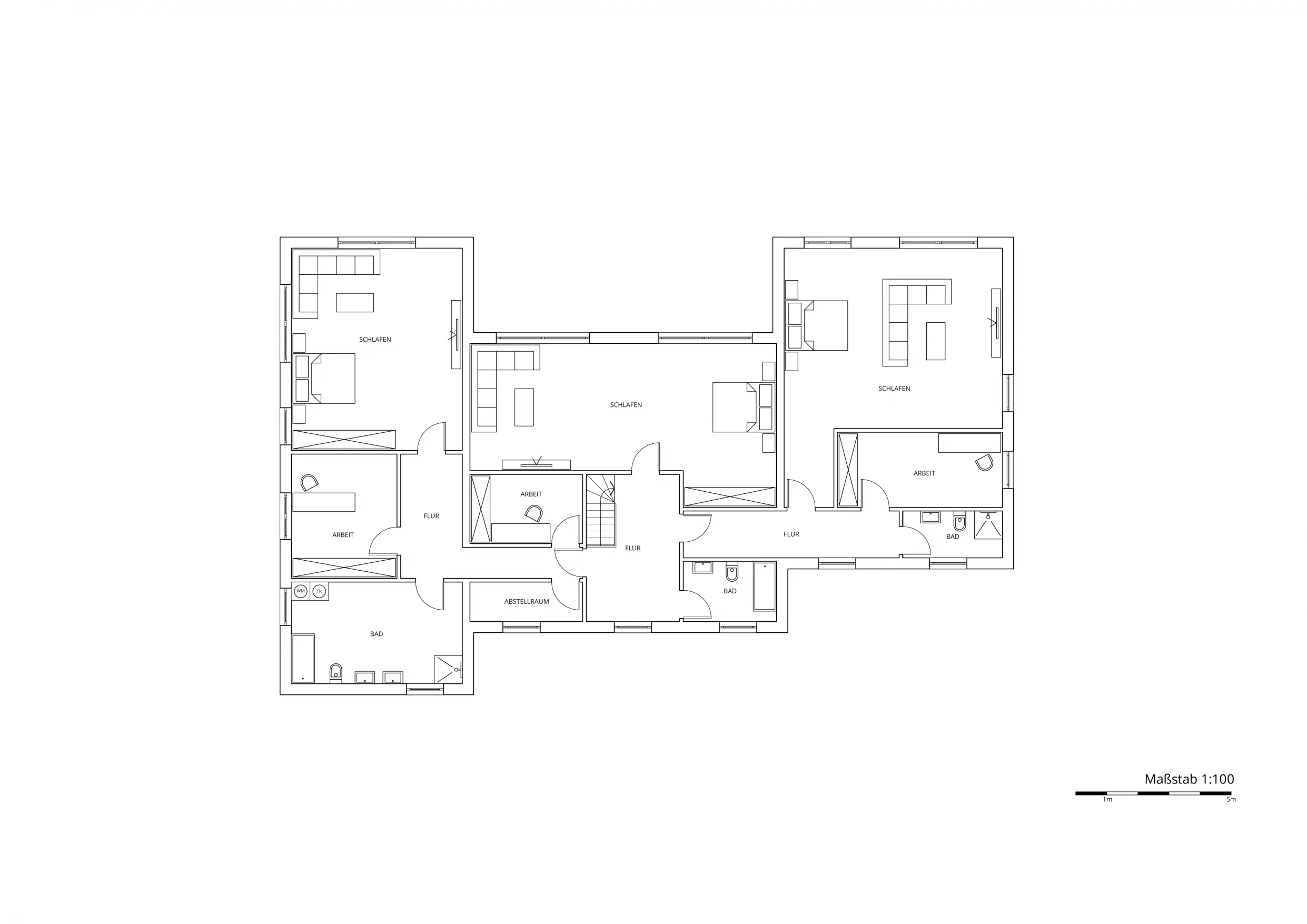 Mehrgenerationenhaus GB02, Obergeschoss