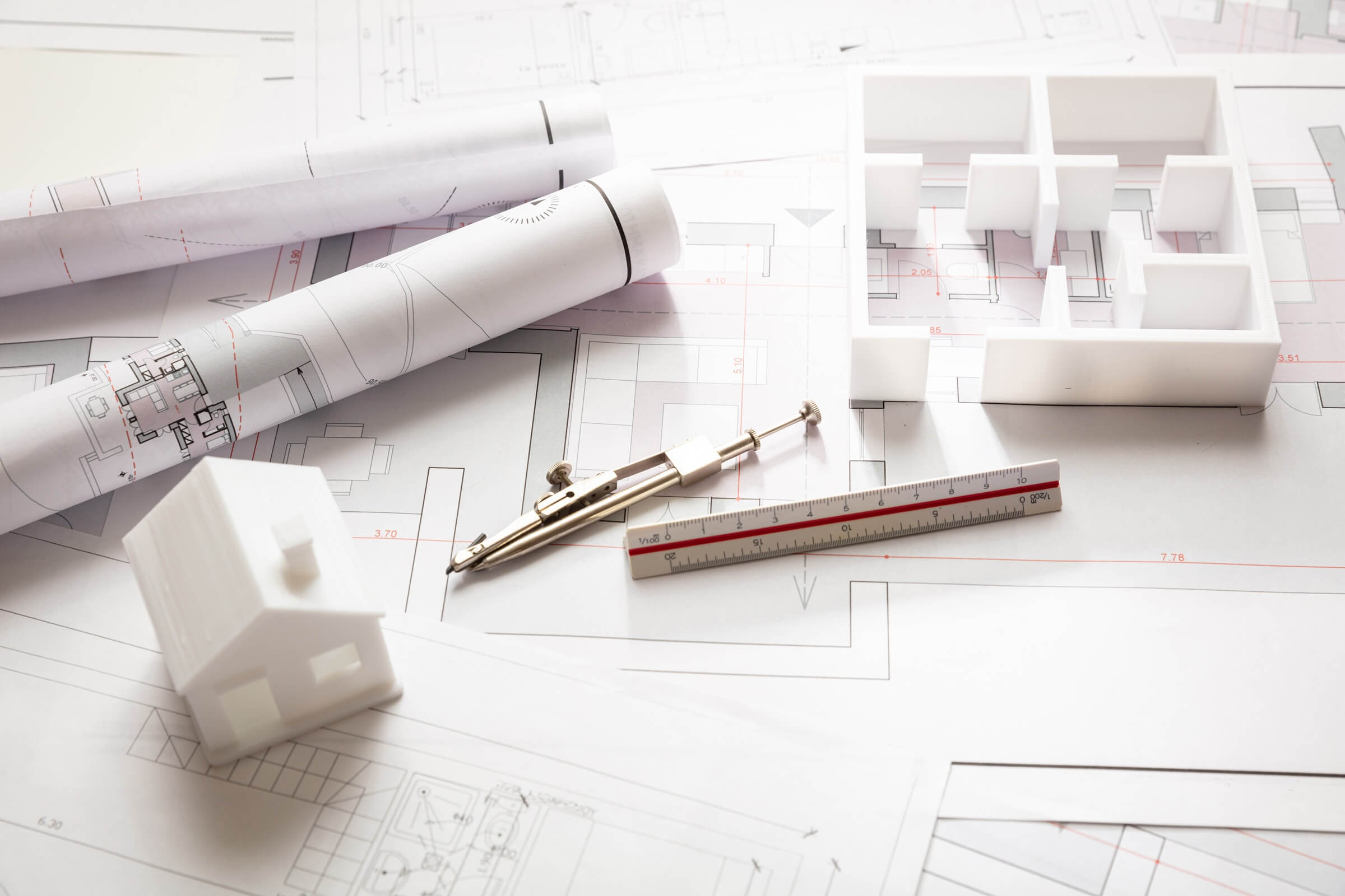 Fortgeschrittene Planung der Raumaufteilung.