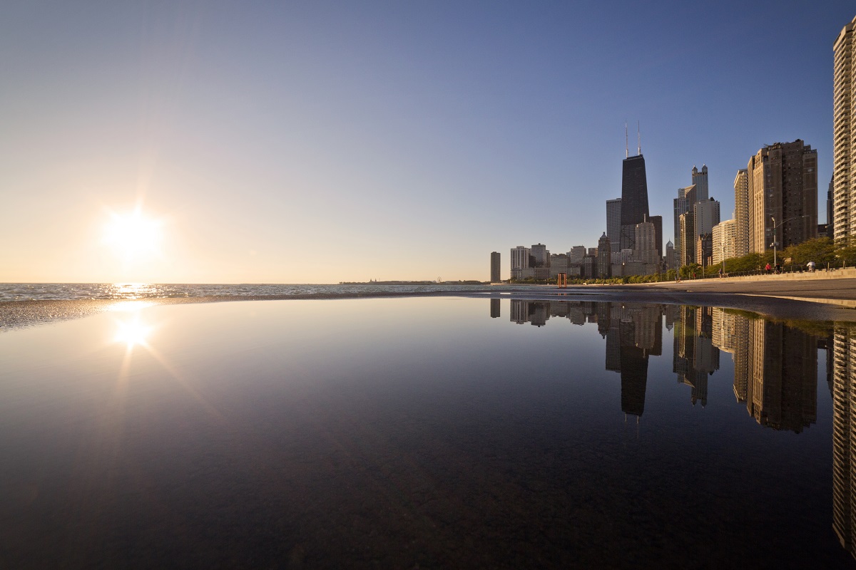 gespiegelte Skyline